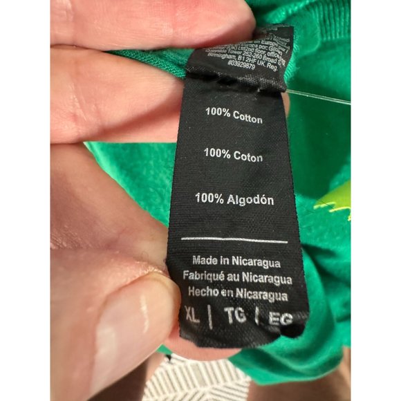 Anvil Lightweight Chillin' With My Ho's Holiday Christmas TShirt XL Green Cotton - Picture 11 of 15